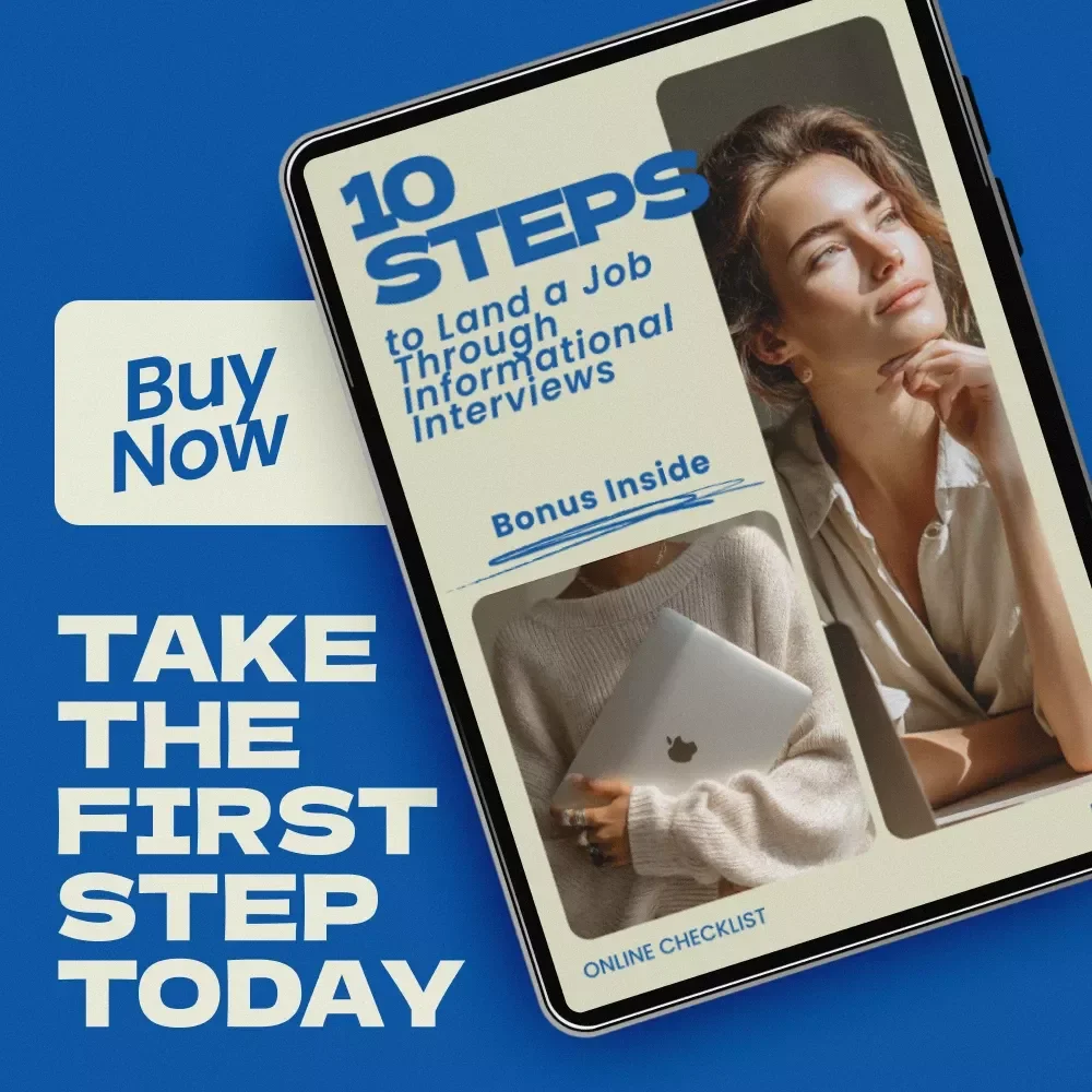 10 Steps to Land a Job Through Informational Interviews Checklist – Career Networking Guide, How to Find a Job Through Informational Interviews, Job Search Strategy Digital Download