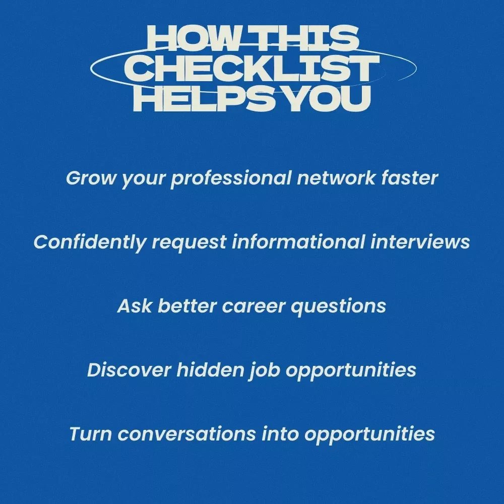 10 Steps to Land a Job Through Informational Interviews Checklist – Career Networking Guide, How to Find a Job Through Informational Interviews, Job Search Strategy Digital Download