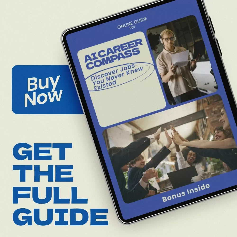 AI Career Compass: Discover Jobs You Never Knew Existed | Guide on how to use ai to find a career you never considered | Etsy Digital Download