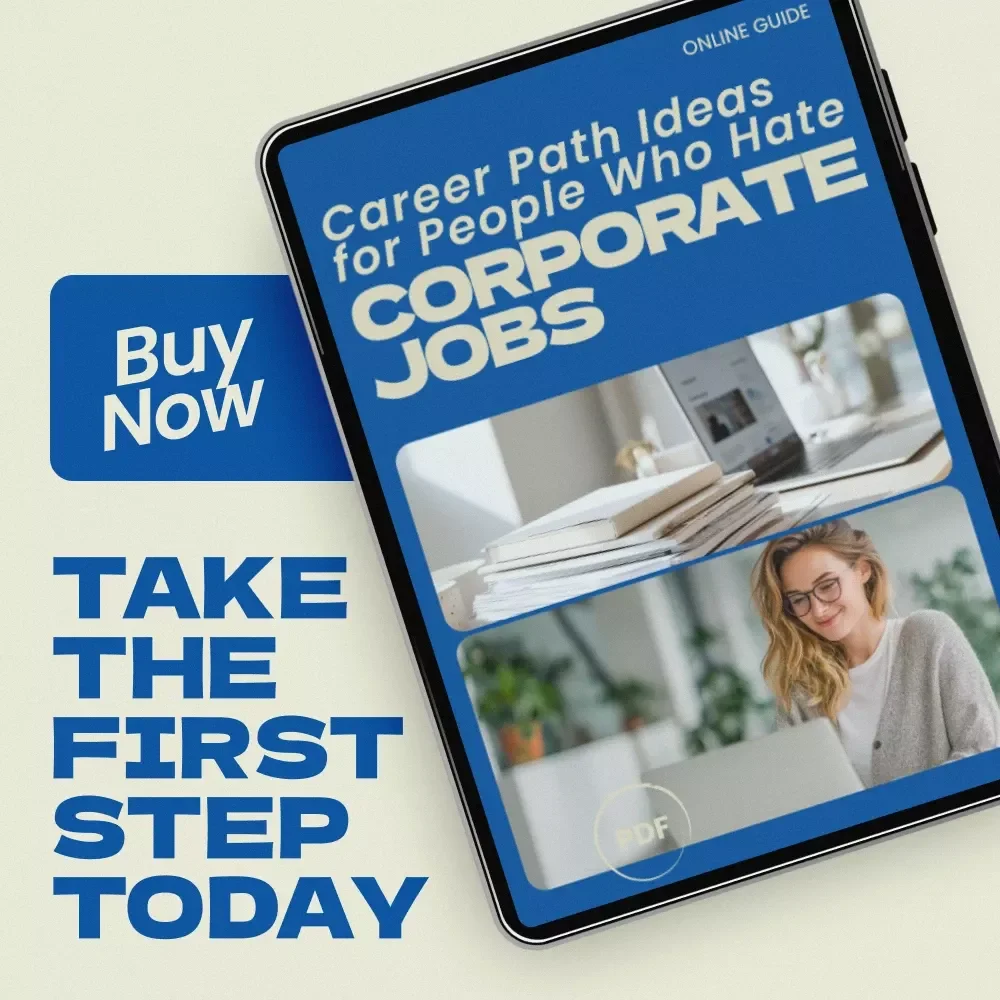 Career Path Ideas for People Who Hate Corporate Jobs Checklist – Practical Career Path Ideas for People Who Hate Corporate Jobs | Digital Download Career Change Guide for Freedom, Flexible Work & Independent Careers