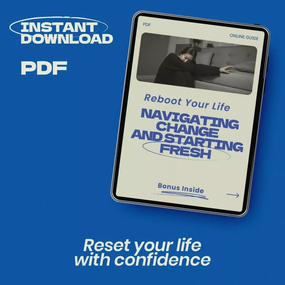 Reboot Your Life: Navigating Change and Starting Fresh | Life Reset After Major Life Change Guide | Etsy Digital Download for Personal Growth, New Beginnings, and Fresh Starts