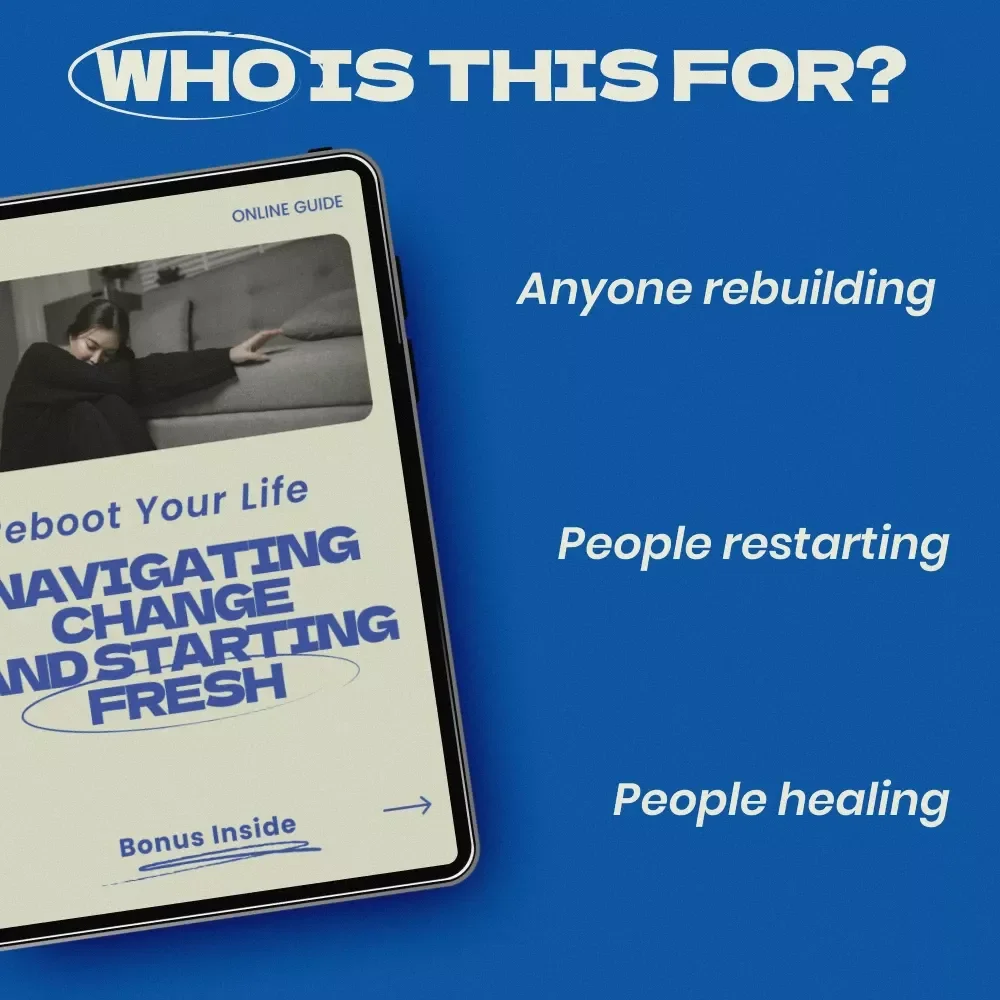 Reboot Your Life: Navigating Change and Starting Fresh | Life Reset After Major Life Change Guide | Etsy Digital Download for Personal Growth, New Beginnings, and Fresh Starts