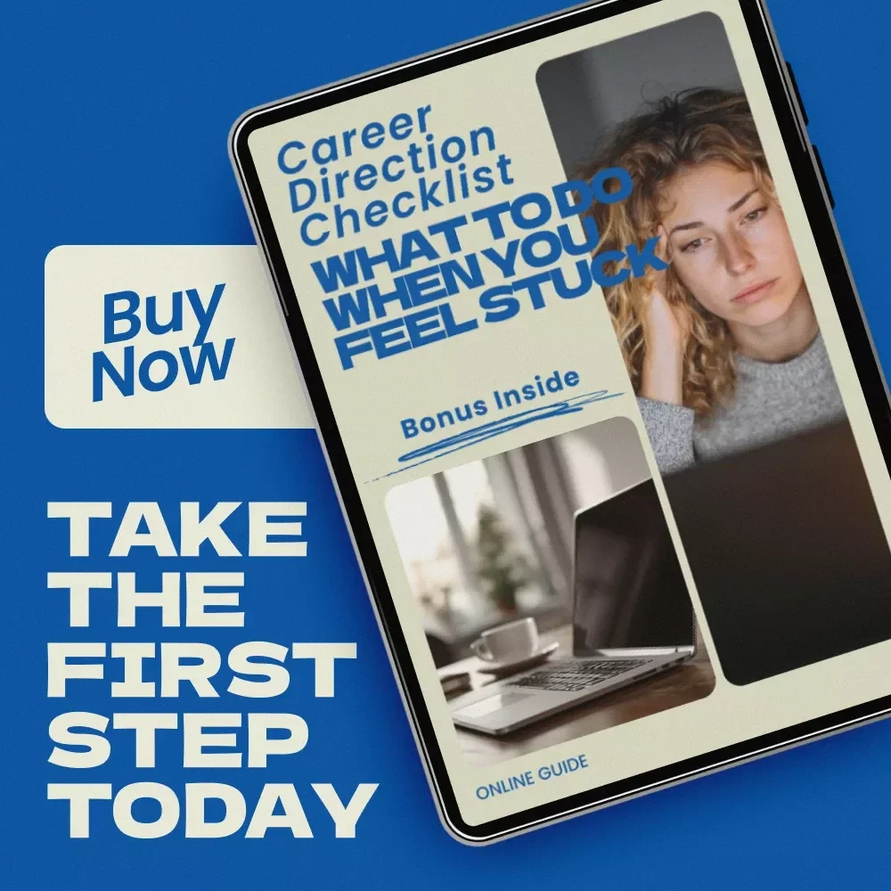 Career Direction Checklist: What to Do When You Feel Stuck – Printable Career Direction When You Feel Stuck in Life Guide, Self-Discovery Career Planning Worksheet, Personal Growth Career Clarity Tool