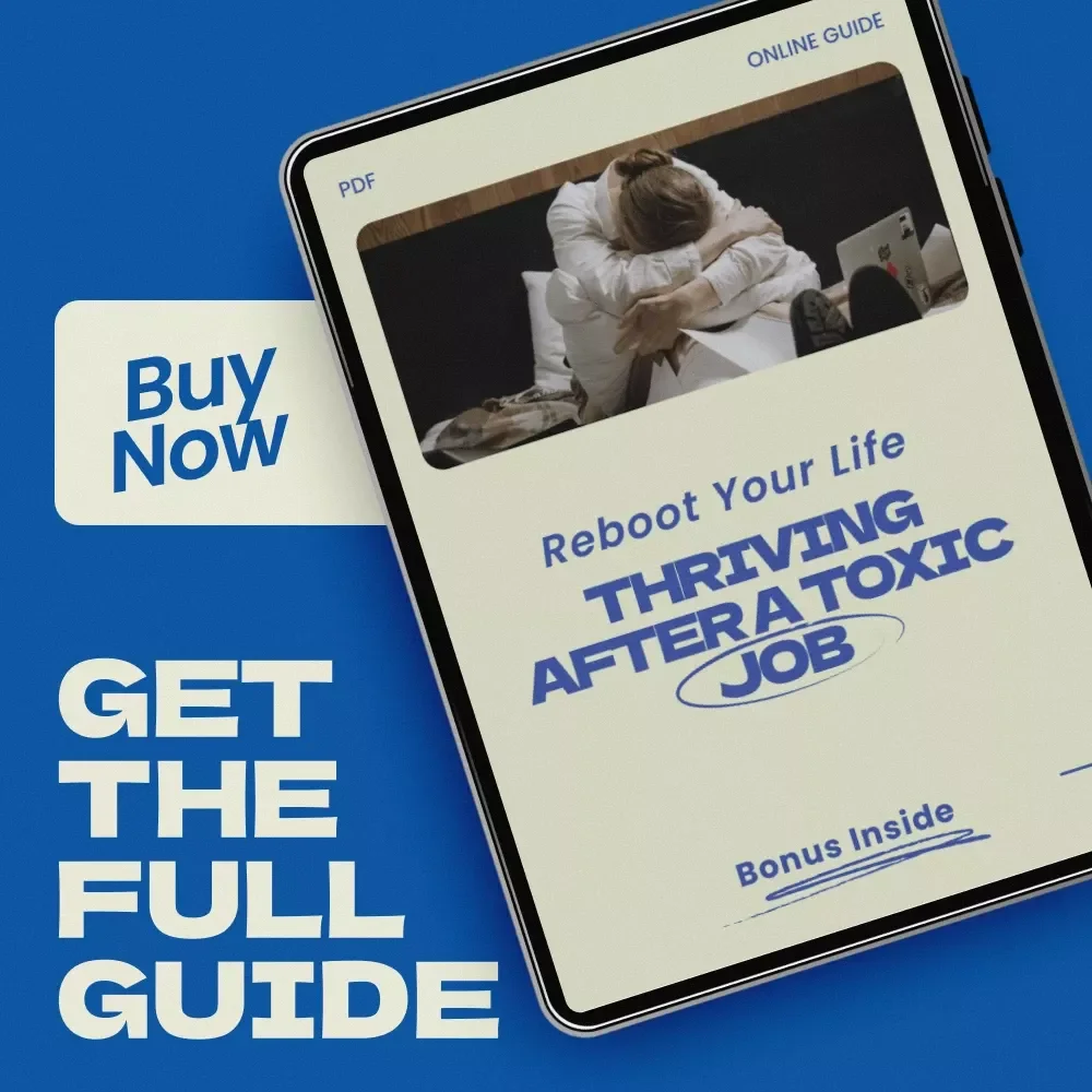 Reboot Your Life: Thriving After a Toxic Job | life reset after toxic job Guide | Etsy Digital Download for Career Healing, Burnout Recovery & Fresh Start