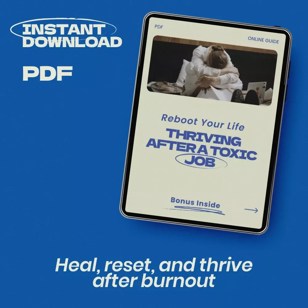 Reboot Your Life: Thriving After a Toxic Job | life reset after toxic job Guide | Etsy Digital Download for Career Healing, Burnout Recovery & Fresh Start