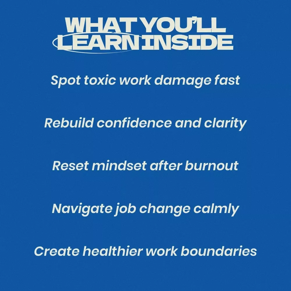 Reboot Your Life: Thriving After a Toxic Job | life reset after toxic job Guide | Etsy Digital Download for Career Healing, Burnout Recovery & Fresh Start