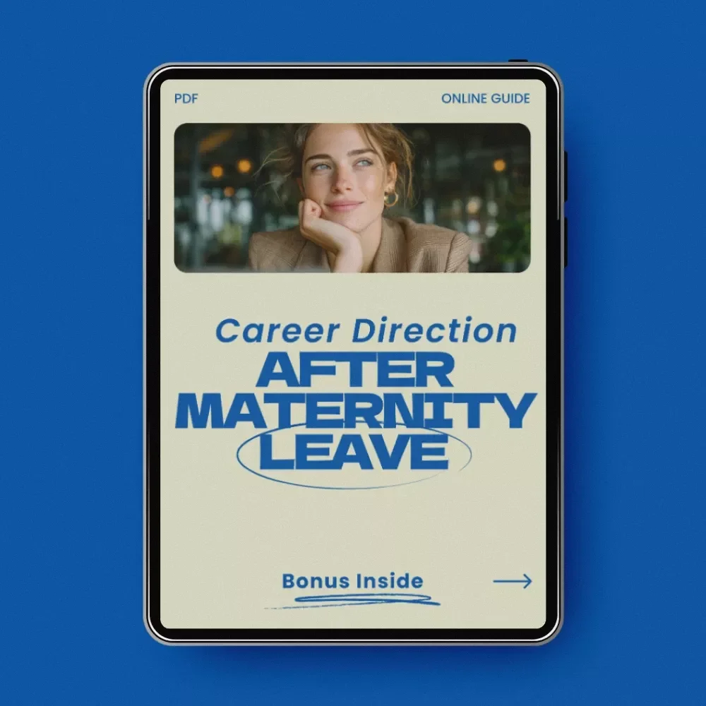 Career Direction After Maternity Leave Checklist – Printable Guide for Finding Career Direction After Maternity Leave, Career Planning Tool for Moms Returning to Work, Work-Life Balance & Career Reset