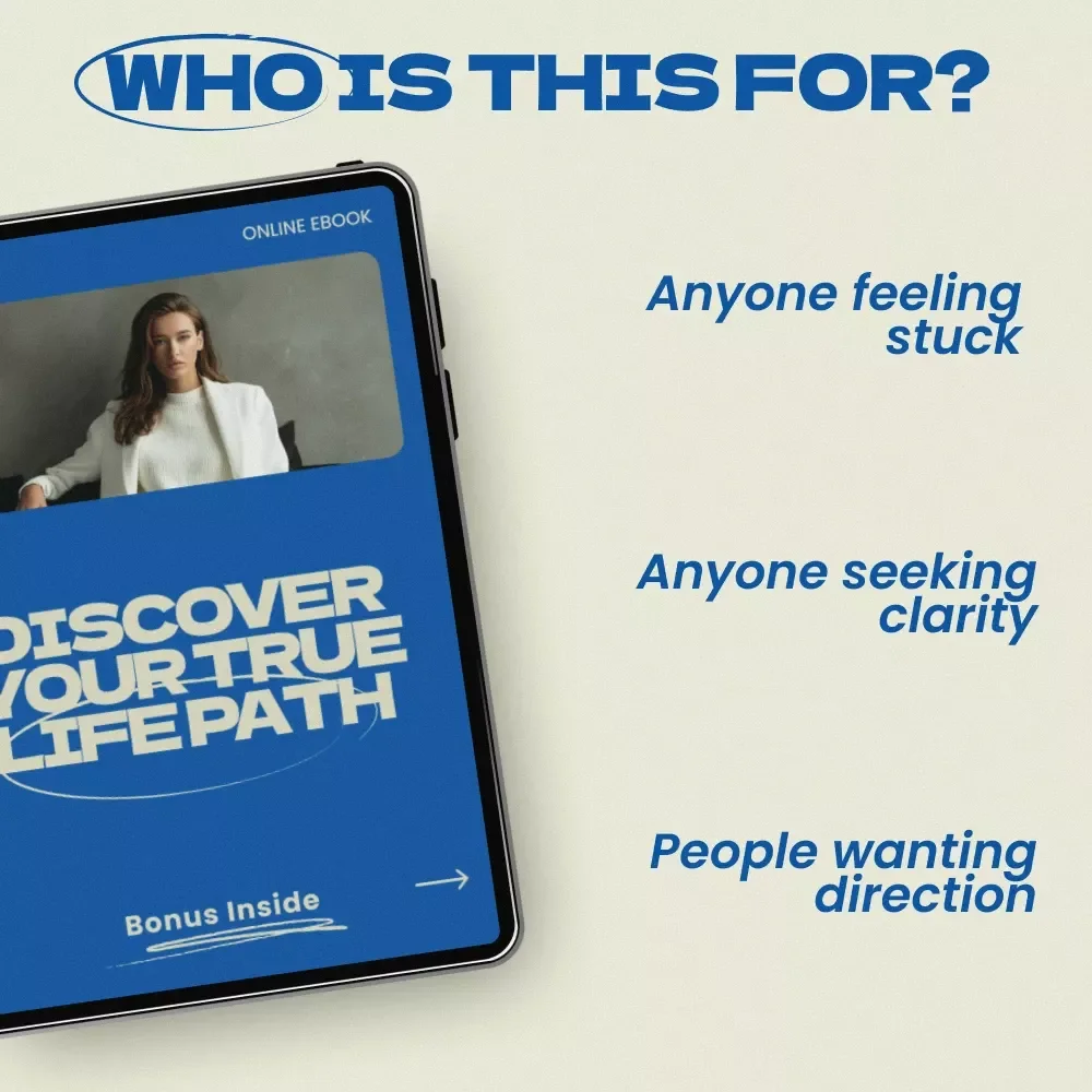 Discover Your True Life Path – A Practical eBook Guide on how to figure out what you really want in life, Self-Discovery Workbook, Life Direction Planner, Personal Clarity Digital Download