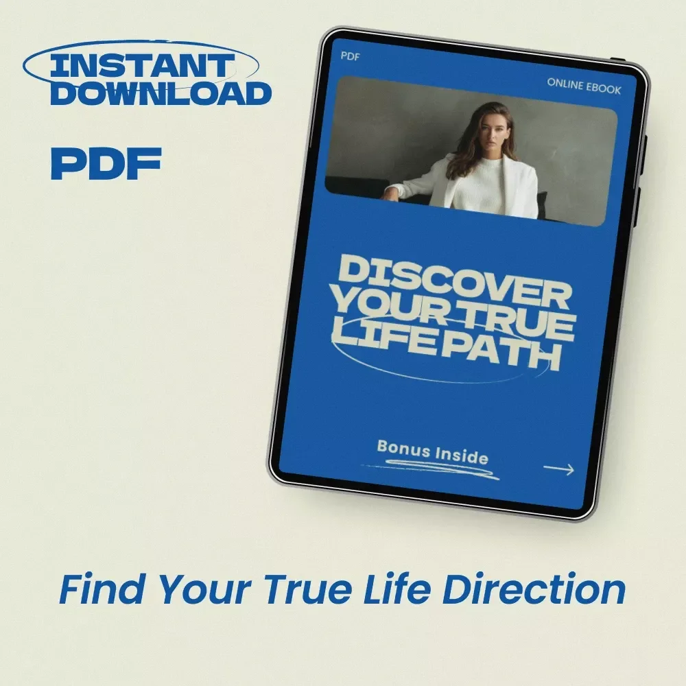 Discover Your True Life Path – A Practical eBook Guide on how to figure out what you really want in life, Self-Discovery Workbook, Life Direction Planner, Personal Clarity Digital Download