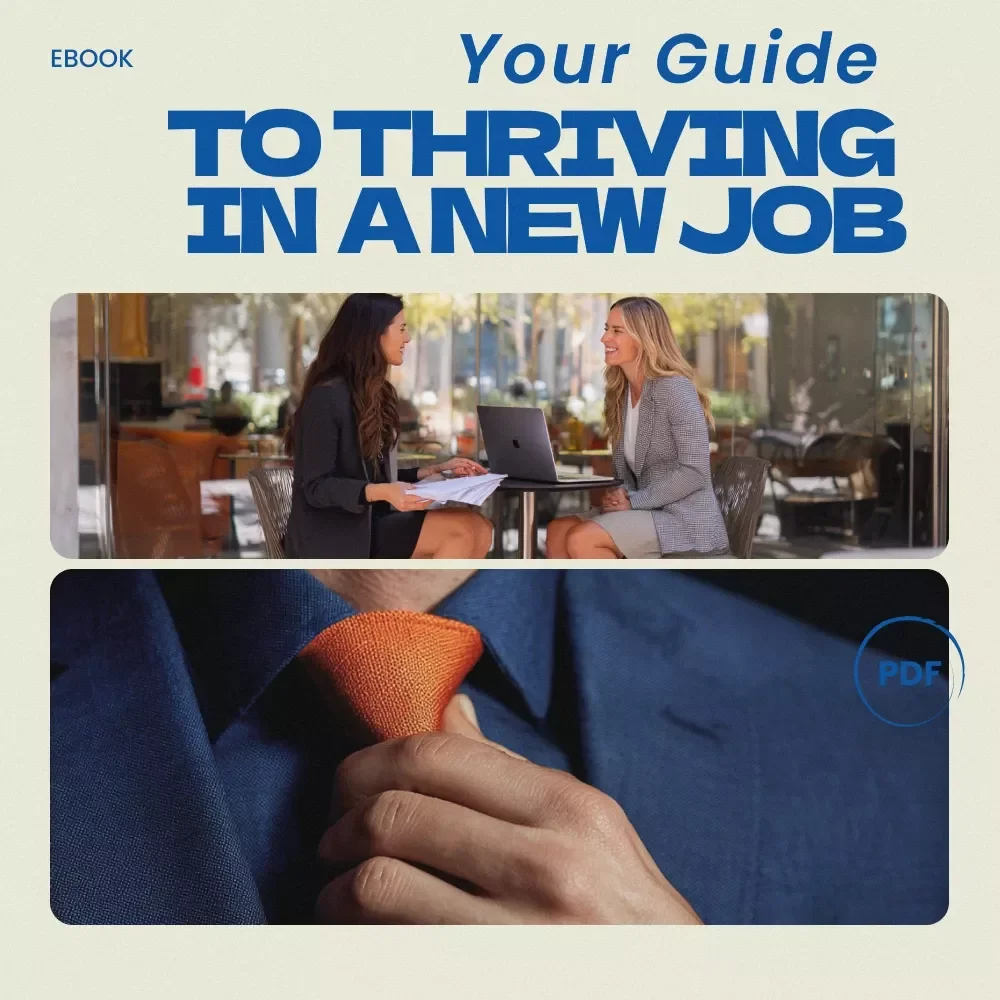 First Impressions That Stick: Your Guide to Thriving in a New Job | How to Make a Good Impression in a New Job Guide | Career Success, New Employee Survival Guide, Professional Growth Digital Download