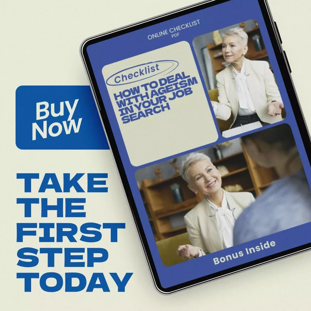 Checklist: How to Deal With Ageism in Your Job Search | Career Confidence Digital Download, Job Search Checklist, Professional Reinvention Guide
