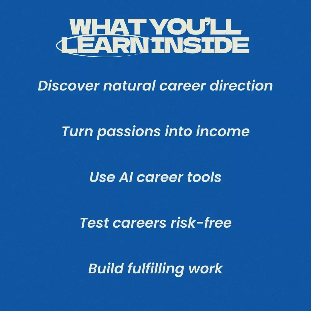 Turn Passion Into Your Everyday Work – eBook Guide on How to Find Work That Doesn't Feel Like Work, Career Discovery Workbook, Passion to Profit Digital Download