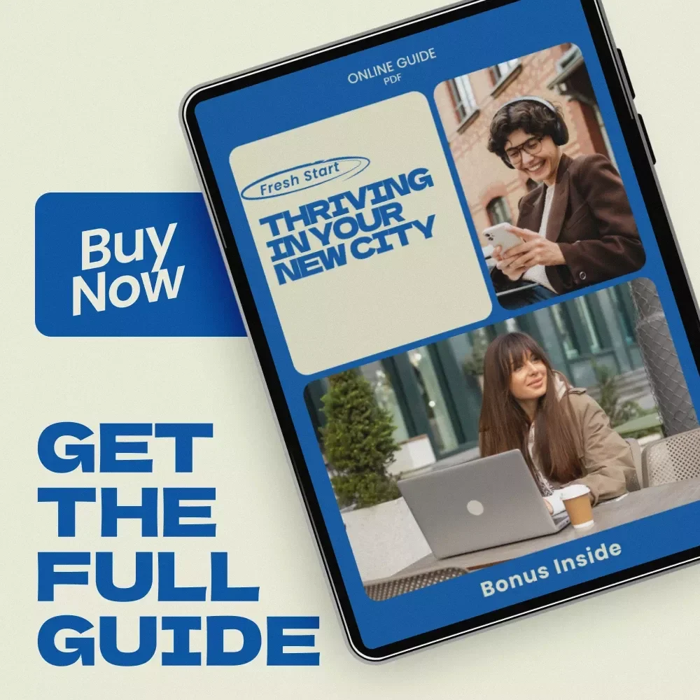 Fresh Start: Thriving in Your New City – Life Reset After Moving to a New City Guide, Relocation Self-Help eBook, New Beginnings Checklist, Personal Growth & Social Rebuild Workbook