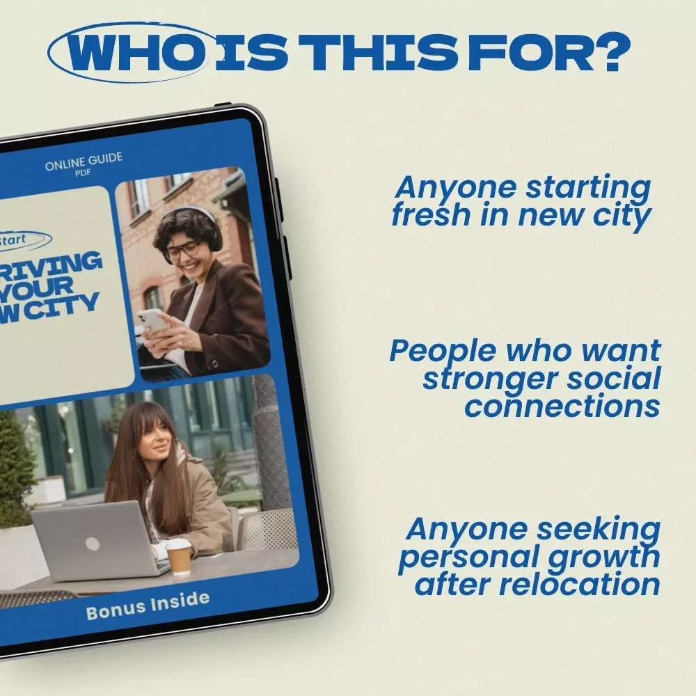 Fresh Start: Thriving in Your New City – Life Reset After Moving to a New City Guide, Relocation Self-Help eBook, New Beginnings Checklist, Personal Growth & Social Rebuild Workbook