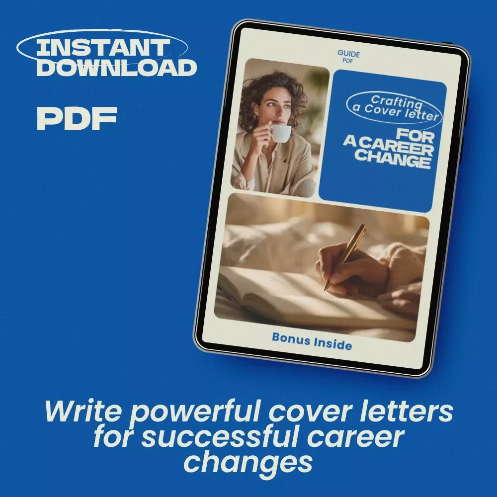 Crafting a Cover Letter for a Career Change Guide – How to Write a Cover Letter When Changing Careers, Career Switch Resume Companion, Job Transition Toolkit