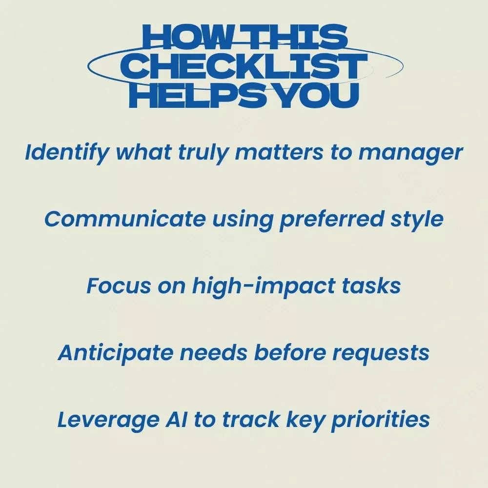 Decode Your Boss – Checklist for How to Understand What Your Boss Really Wants, Improve Communication, and Anticipate Their Needs