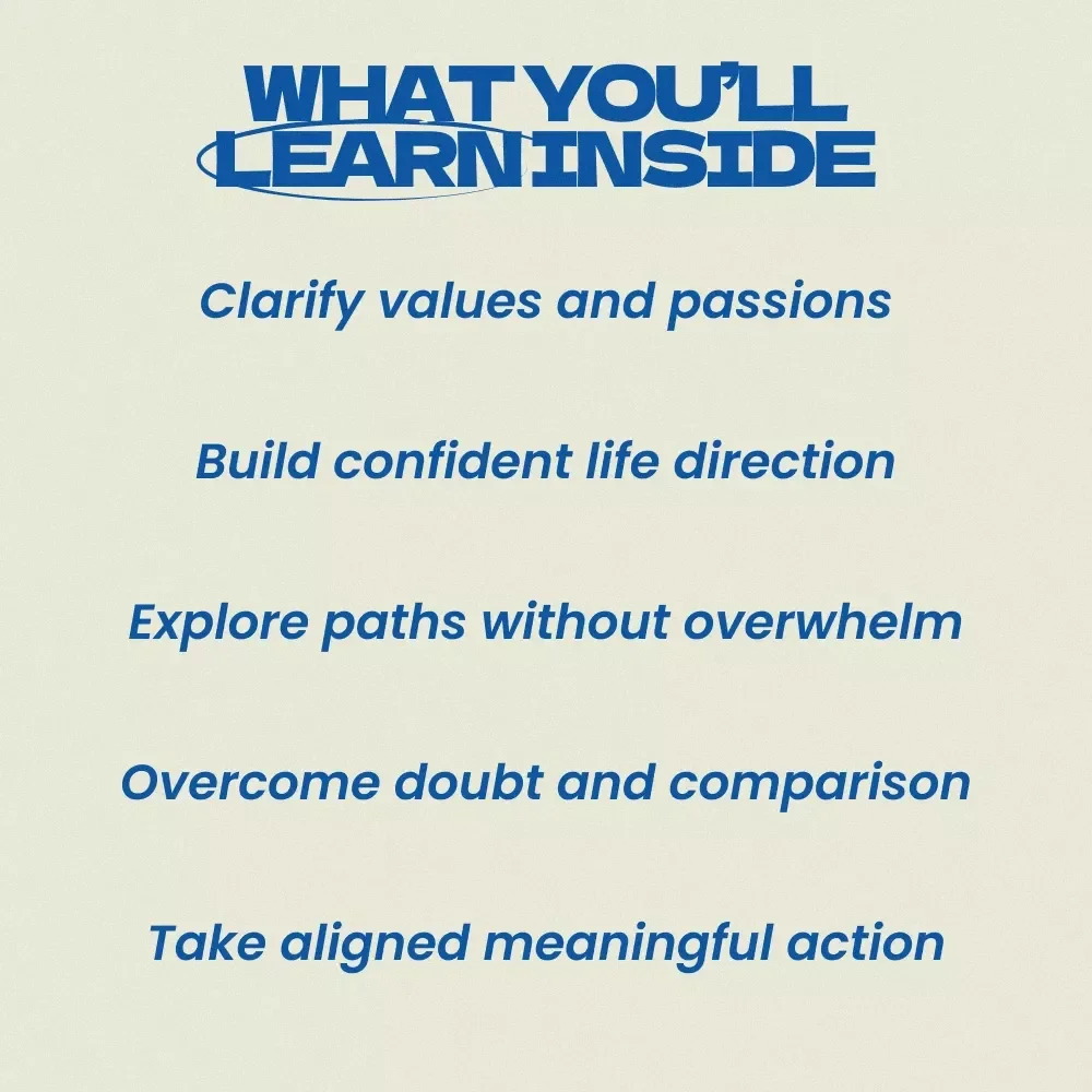 Your 20s, Your Purpose: Guide to Discovering Your Life Path | How to Find Your Life Purpose in Your 20s eBook, Self-Discovery Workbook, Life Direction Guide