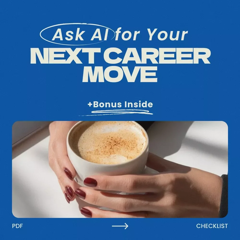 Ask AI for Your Next Career Move – AI Career Direction Checklist, ai career direction suggestions from chatgpt, Career Planning Digital Download, ChatGPT Career Guide