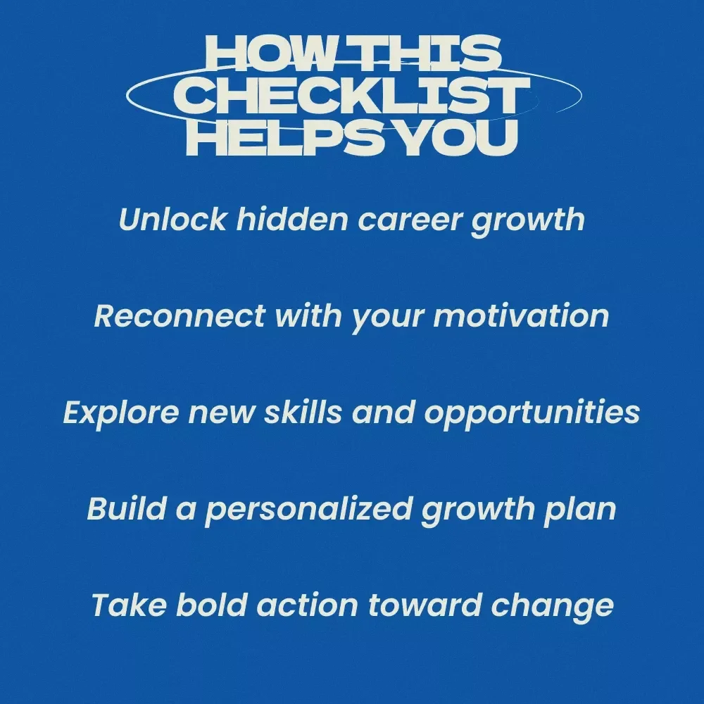 Restart Your Direction When Your Career Feels Stuck - A Checklist to Reignite Your Life Direction After a Career Plateau