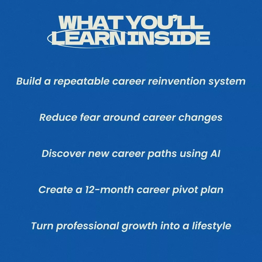 Create a Habit of Career Pivots: A Practical Guide on how to make career changes a habit, Reinvent Your Career Path, Explore New Opportunities, and Build a Future-Proof Professional Life