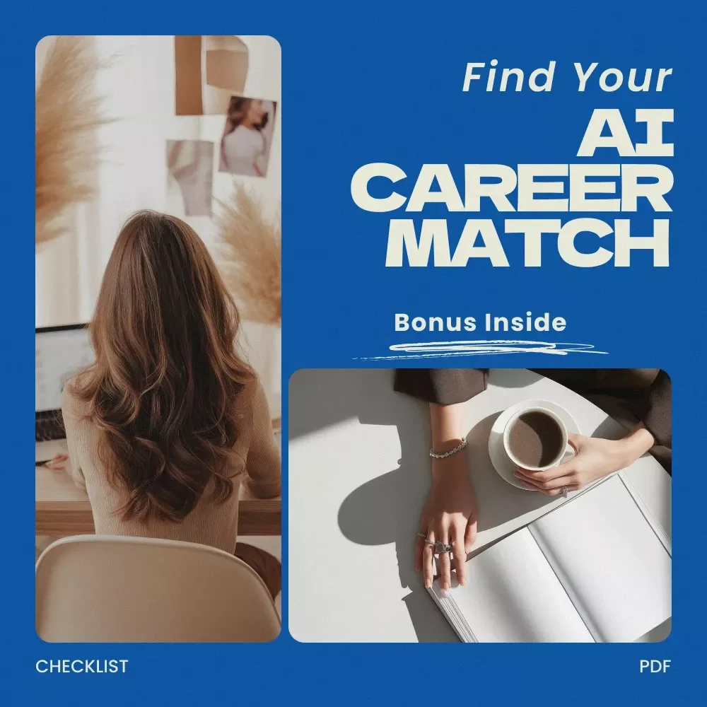 Find Your AI Career Match - Discover AI Career Ideas Based on Your Personality | Digital Download Checklist