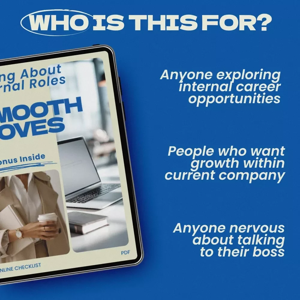 Smooth Moves: Asking About Internal Roles – Professional Checklist Guide for Career Growth, How to Tell Your Boss You Are Looking Internally, Workplace Conversation Prep & Internal Job Transition Planner
