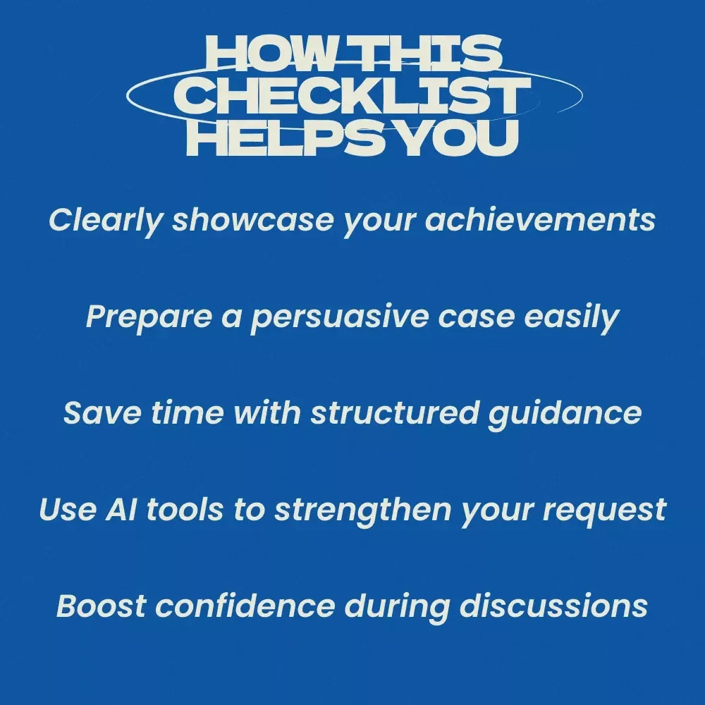 Asking for a Title Change Checklist – How to Ask for a Title Change Successfully