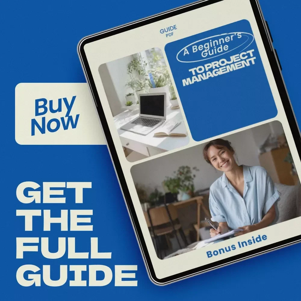 A Beginner’s Guide to Project Management | How to Become a Project Manager with No Experience | Digital Download Career Guide & PM Starter Kit