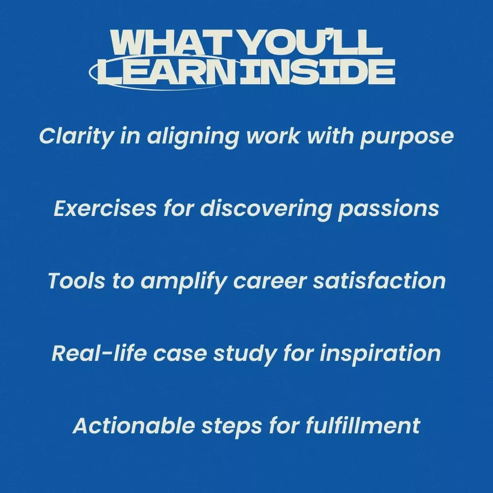 Finding Purpose in What You Do: A Guide to Discovering Meaning and Alignment in Your Work