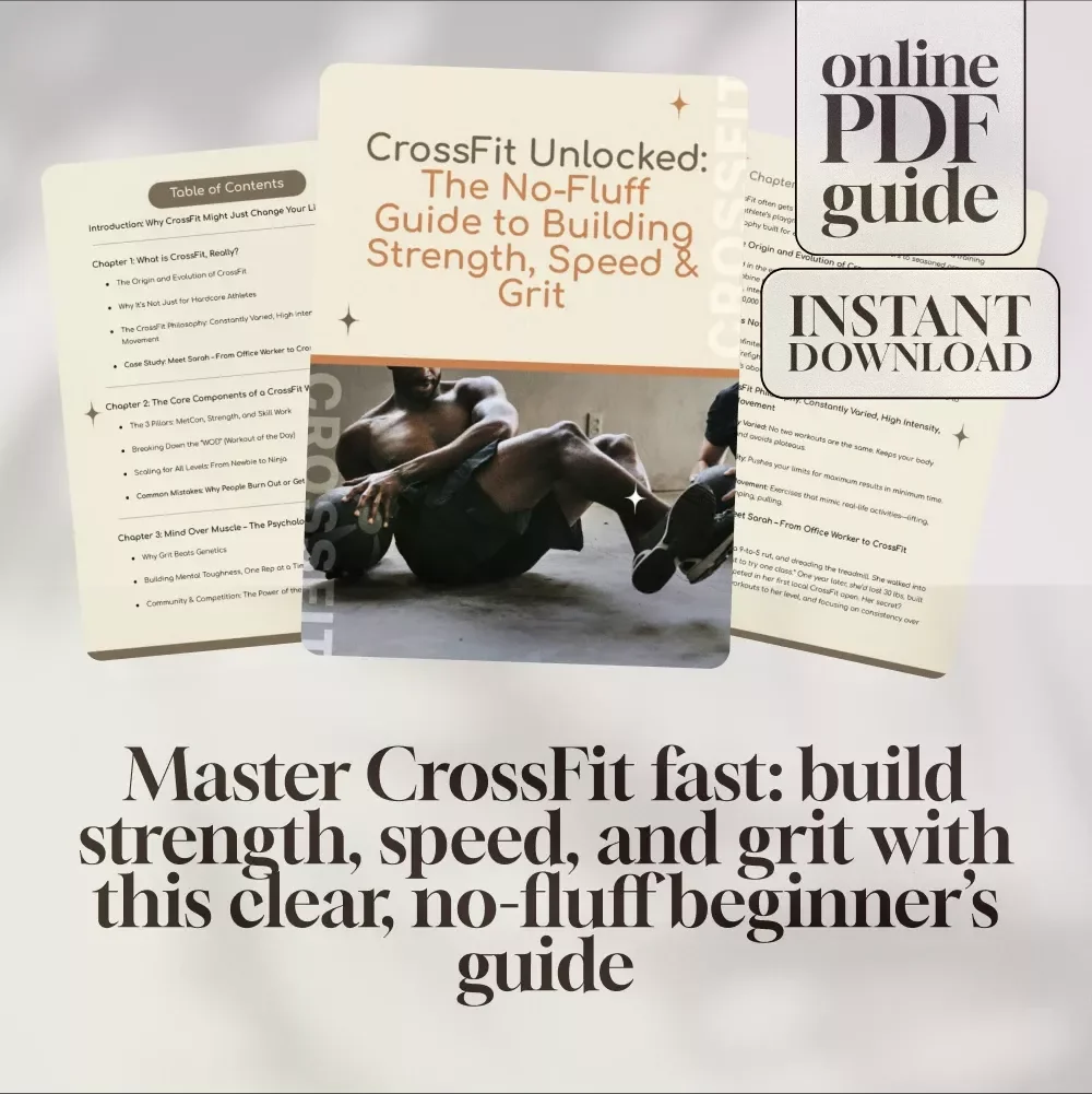 CrossFit Unlocked: The No-Fluff Guide to Building Strength, Speed & Grit | CrossFit Exercise Guide, eBook & Checklist for Strength Training