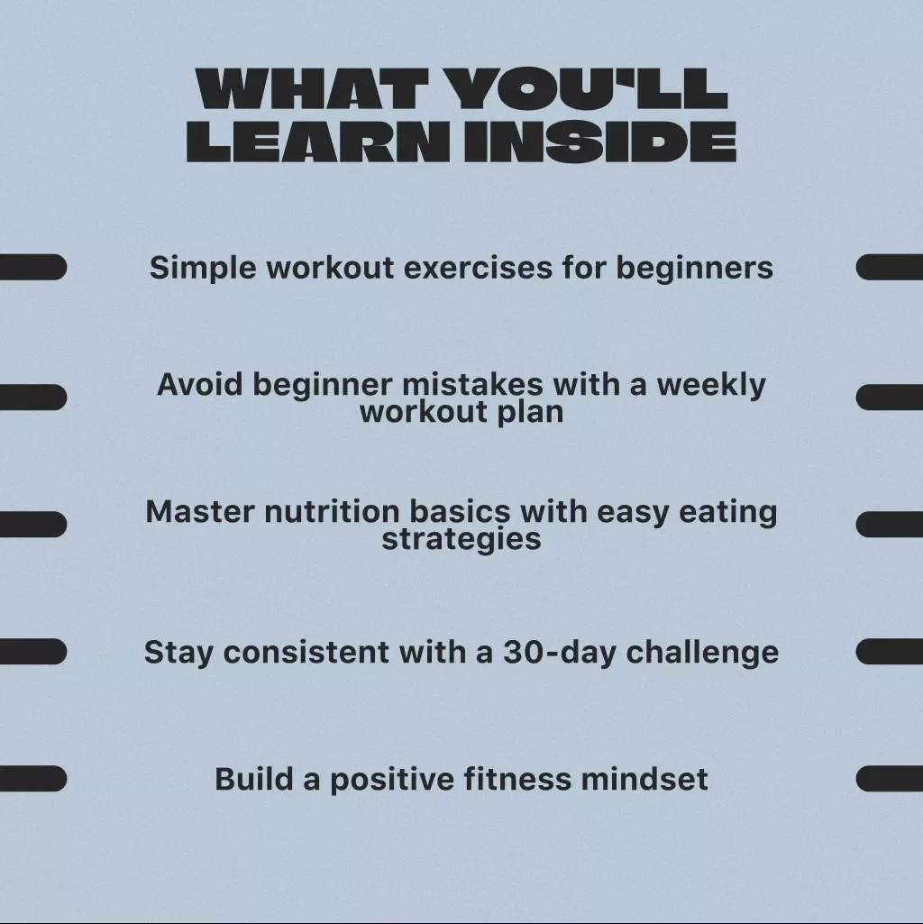 Start Strong: The No-Fuss Beginner's Guide to Working Out with Confidence | Workout Exercises for Beginners | Digital Fitness Guide for Newbies