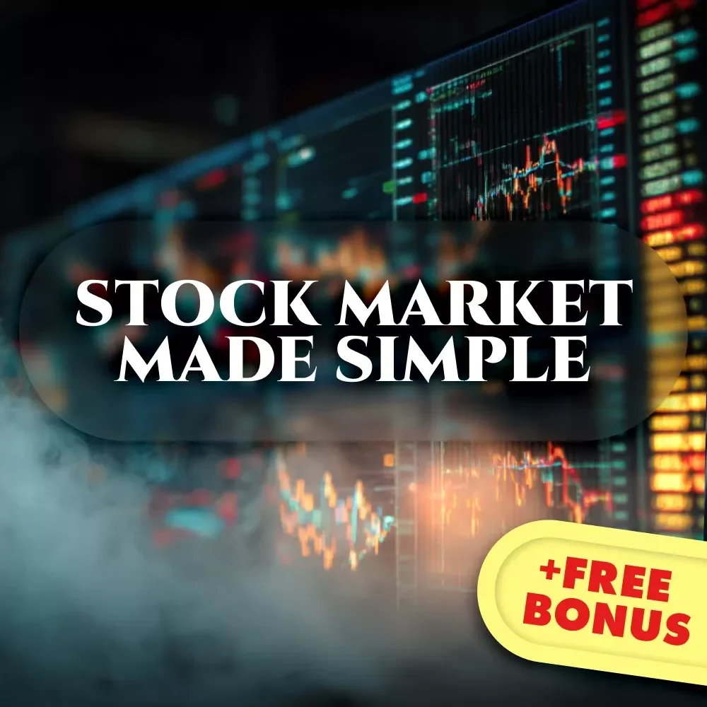 Stock Market Made Simple: A No-Fluff Guide to How Stocks Work (Even If You Snoozed Through Econ Class) | Beginner's Guide eBook | How Stocks Work for Dummies | Digital Download