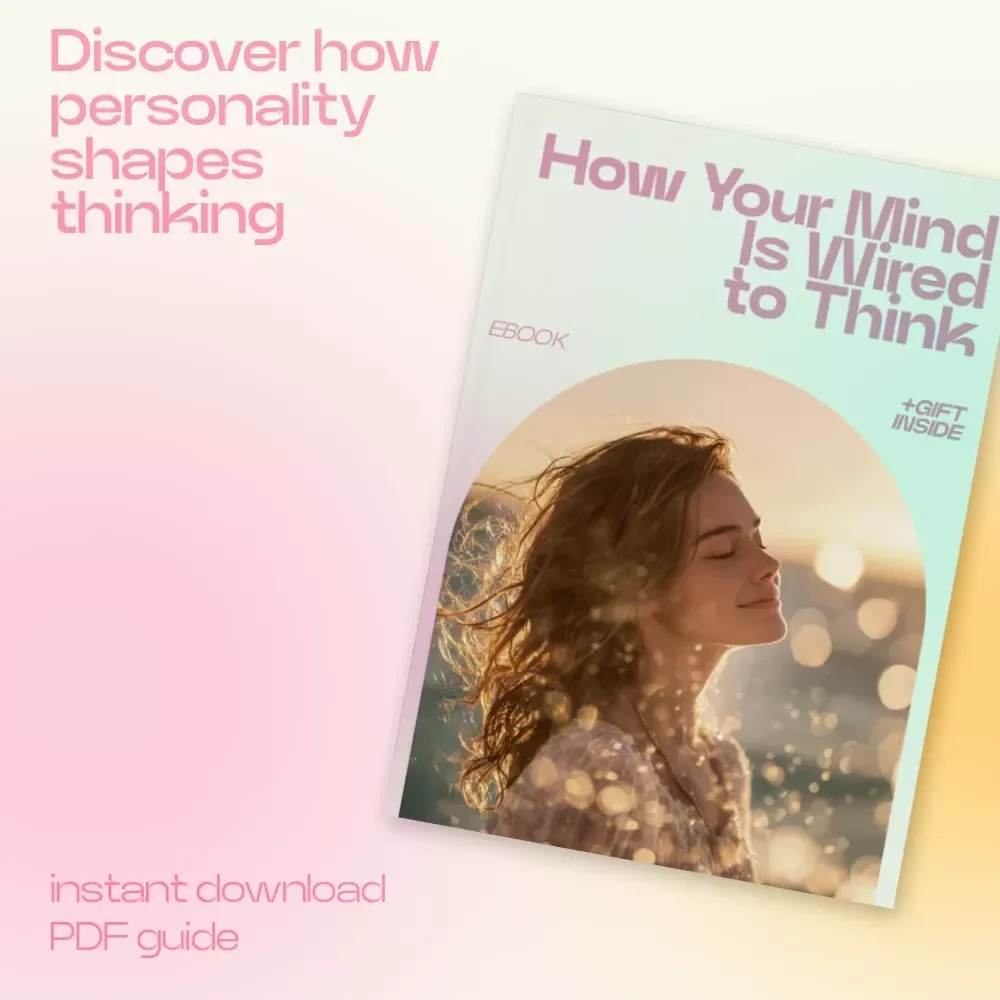 How Your Mind Is Wired to Think – A Deep Dive into How Personality Affects Thinking Style | Self-Discovery eBook, Cognitive Growth Guide, Decision-Making & Mindset Workbook