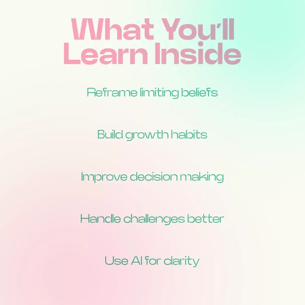 Your Mindset Shapes Your Future Guide – Master the difference between fixed and growth thinking for Personal Growth, Success Habits, and Self-Development Transformation