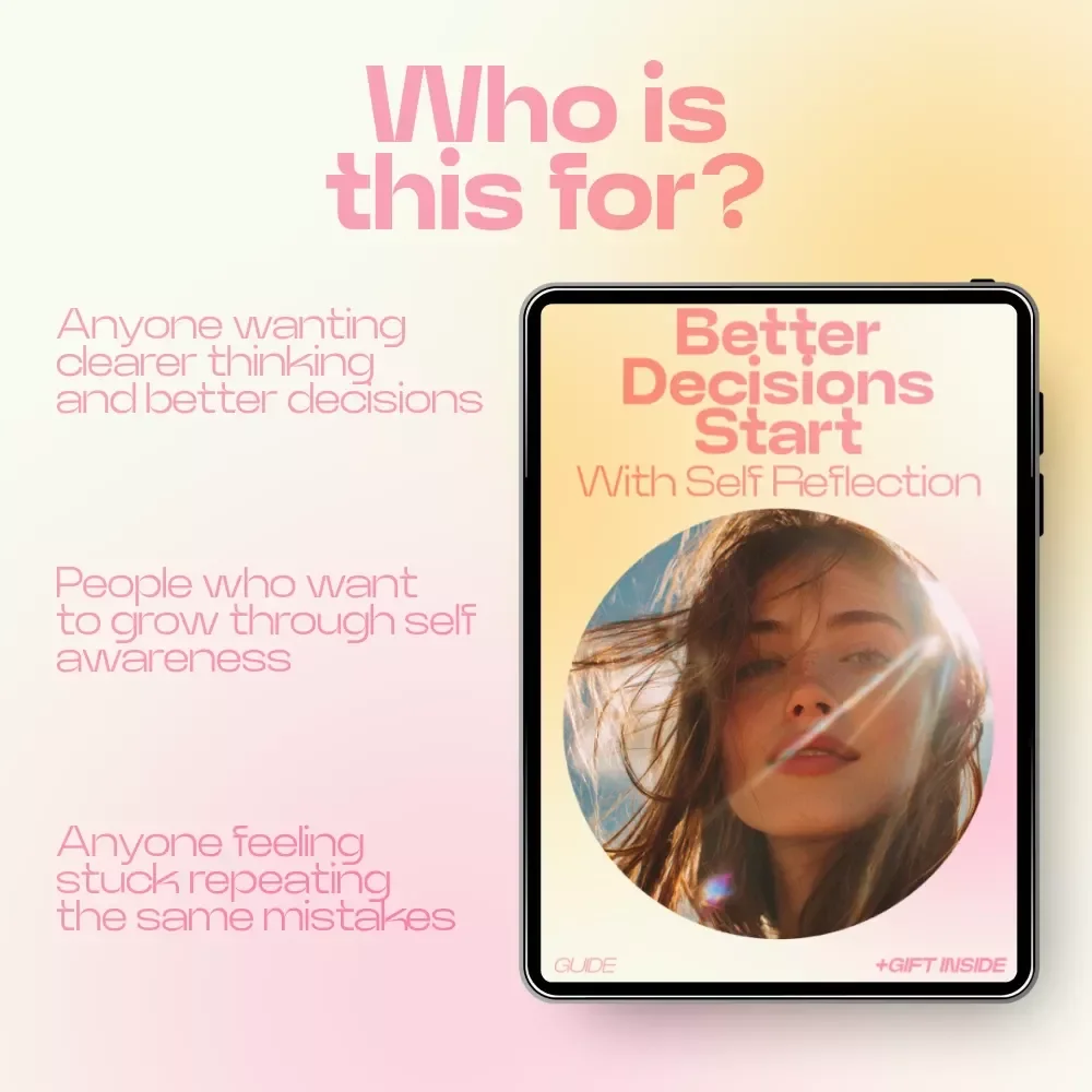 Better Decisions Start With Self Reflection – A Practical Guide on how self reflection improves decisions, Mindset Growth & Smarter Choices