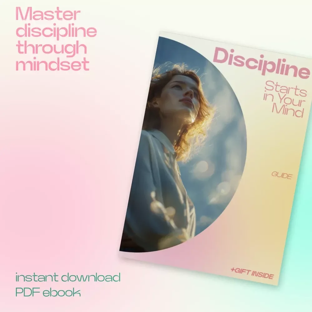 Discipline Starts in Your Mind – Digital Guide on how to build discipline through mindset | Self-Discipline eBook, Habit Building System, Productivity & Mental Strength Toolkit