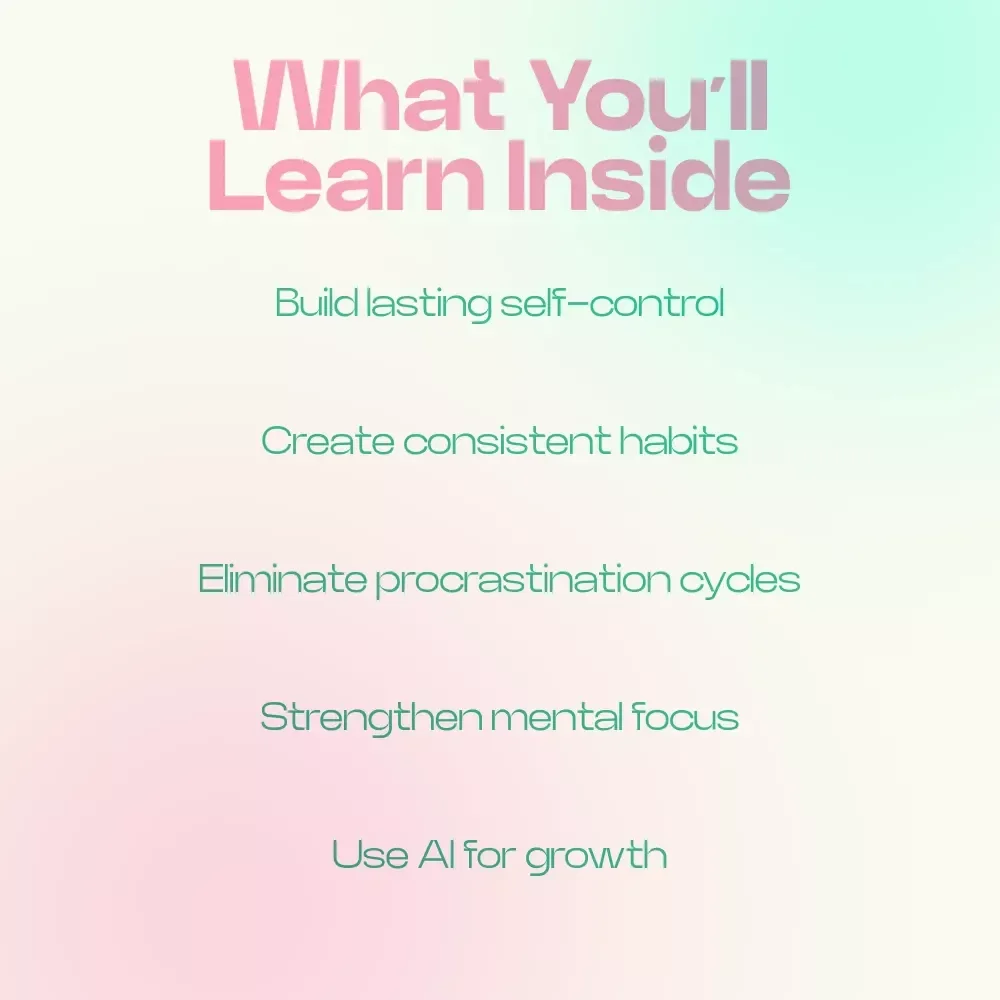 Discipline Starts in Your Mind – Digital Guide on how to build discipline through mindset | Self-Discipline eBook, Habit Building System, Productivity & Mental Strength Toolkit