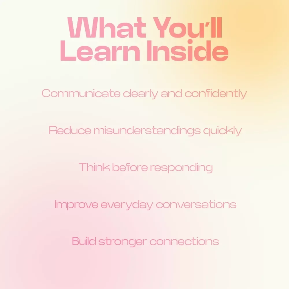 Clear Thinking for Better Communication Guide – How Thinking Patterns Affect Communication, Improve Conversations, Emotional Awareness & Clarity eBook
