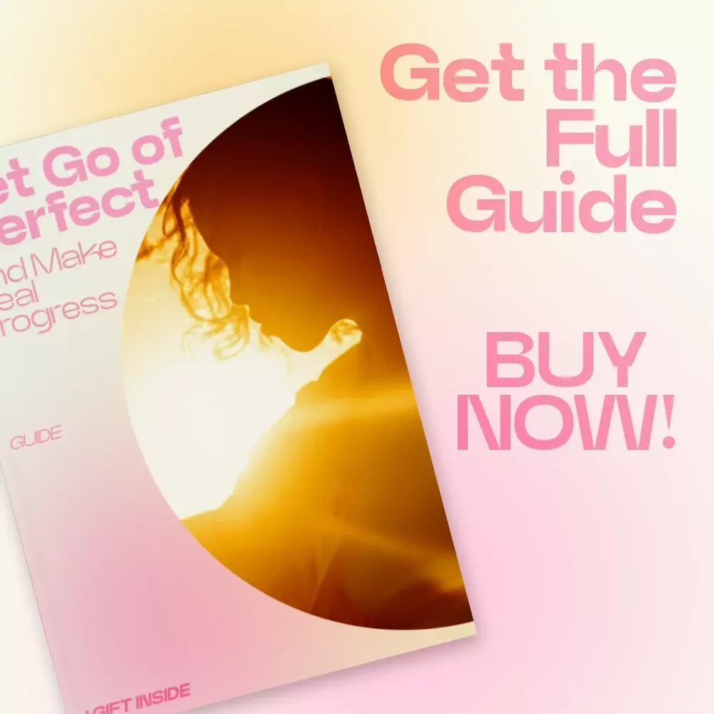 Let Go of Perfect and Make Real Progress – A Practical Guide on how to control perfectionism, Stop Overthinking, Build Better Habits, and Take Consistent Action