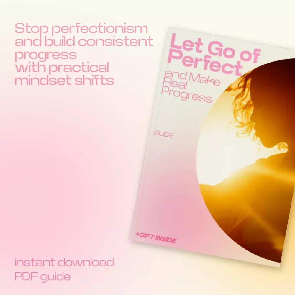 Let Go of Perfect and Make Real Progress – A Practical Guide on how to control perfectionism, Stop Overthinking, Build Better Habits, and Take Consistent Action