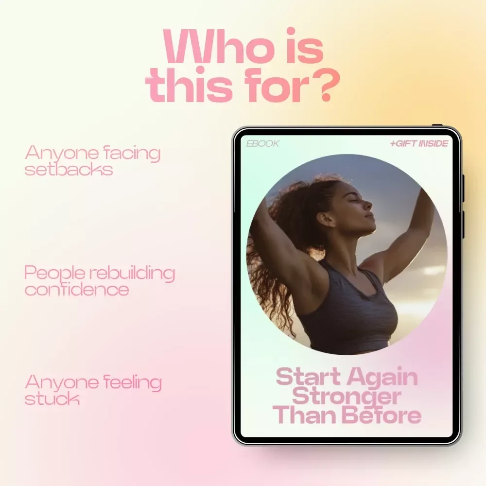 Start Again Stronger Than Before | How to Recover Mentally After Setbacks eBook, Mental Strength Guide, Confidence Rebuild Checklist, Resilience & Mindset Reset Digital Download
