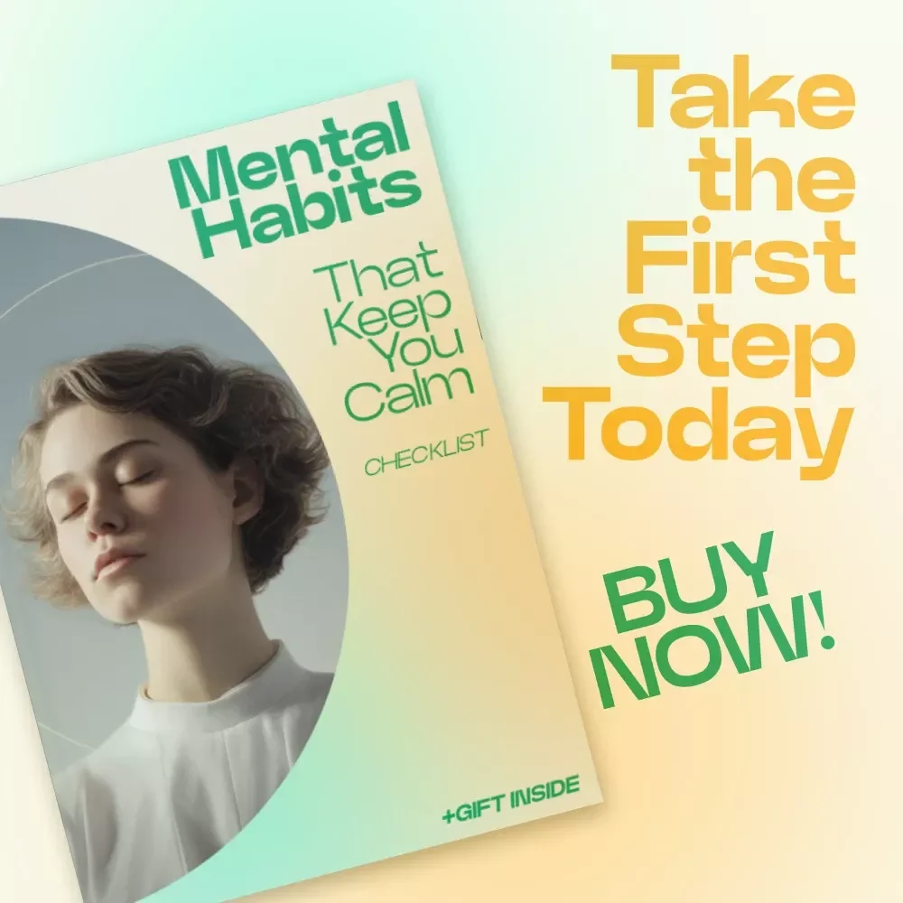 Mental Habits That Keep You Calm – Printable Checklist for Mental Habits That Reduce Stress, Mindset Reset Guide, Daily Calm Routine Tool