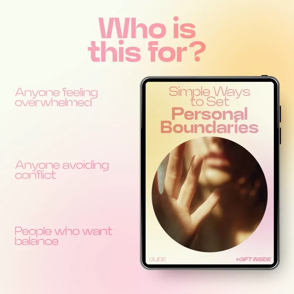 Simple Ways to Set Personal Boundaries: A Practical Guide on how to stop people pleasing and set boundaries, Build Confidence, Say No Without Guilt, and Reclaim Your Time