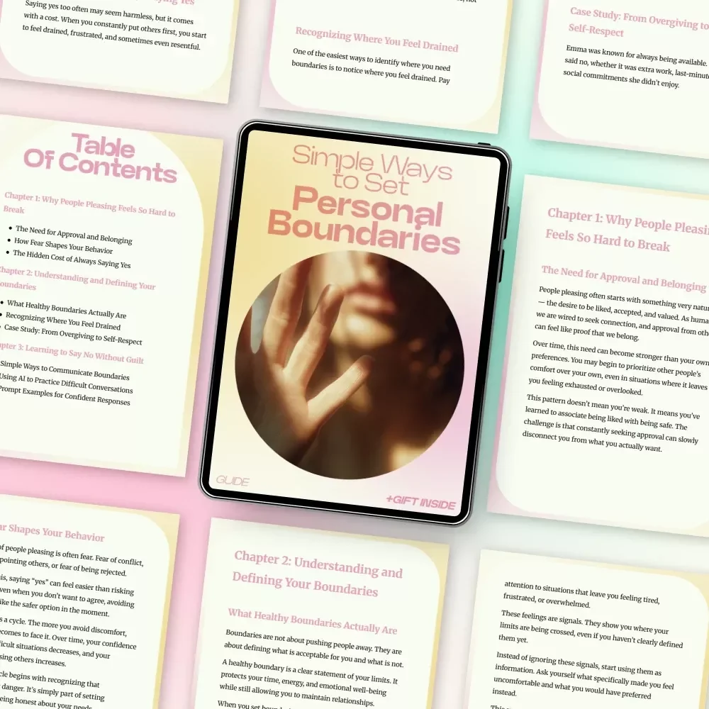 Simple Ways to Set Personal Boundaries: A Practical Guide on how to stop people pleasing and set boundaries, Build Confidence, Say No Without Guilt, and Reclaim Your Time