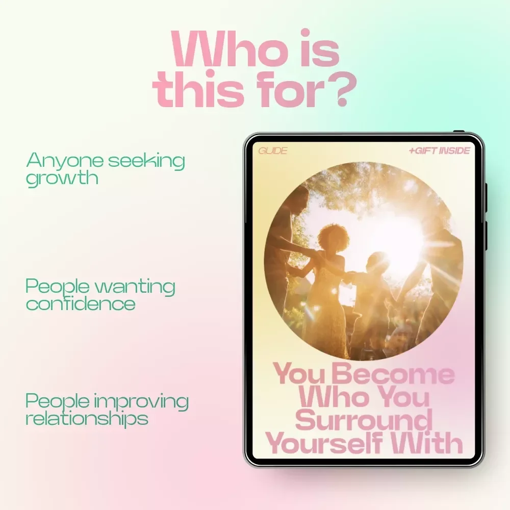 You Become Who You Surround Yourself With – A Powerful Guide on how social circle influences mindset, Confidence, Decisions & Personal Growth (Digital Download, Self-Improvement eBook)