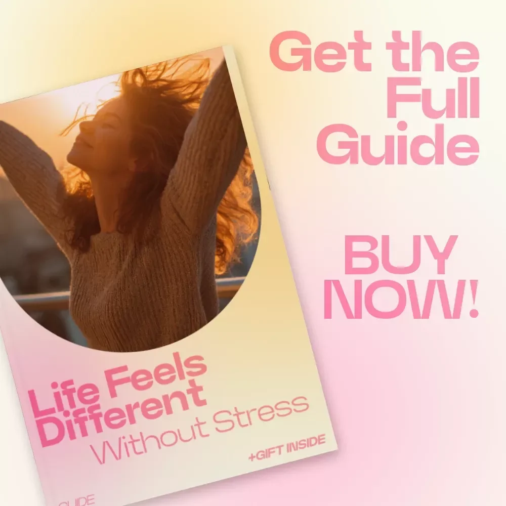 Life Feels Different Without Stress Guide – why freedom from stress matters, Digital eBook for Calm Living, Burnout Recovery & Mind Clarity