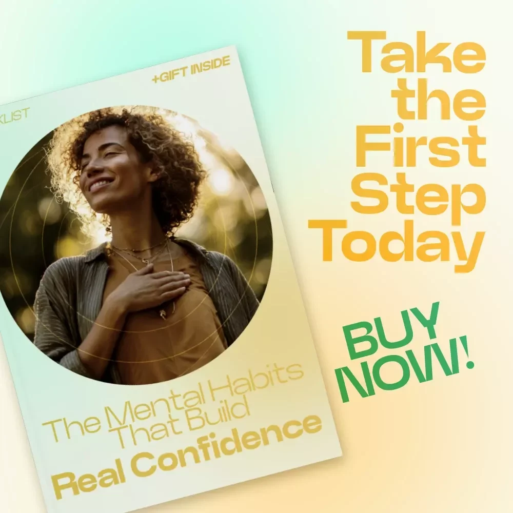 The Mental Habits That Build Real Confidence Checklist – Daily Mindset Reset, Mental Habits That Influence Confidence, Self Growth Printable, Confidence Builder Guide