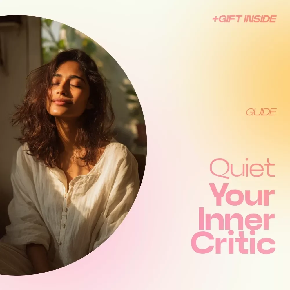 Quiet Your Inner Critic and Take Back Your Confidence – How to Stop Negative Self Talk Guide, Confidence Building eBook, Mindset Reset Checklist, Self Growth Digital Download
