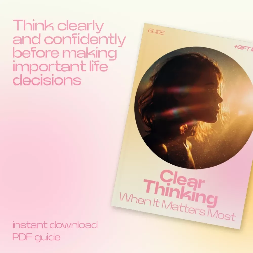 Clear Thinking When It Matters Most – A Practical Guide on How to Think Clearly Before Big Decisions, Reduce Overthinking & Build Confident Judgment