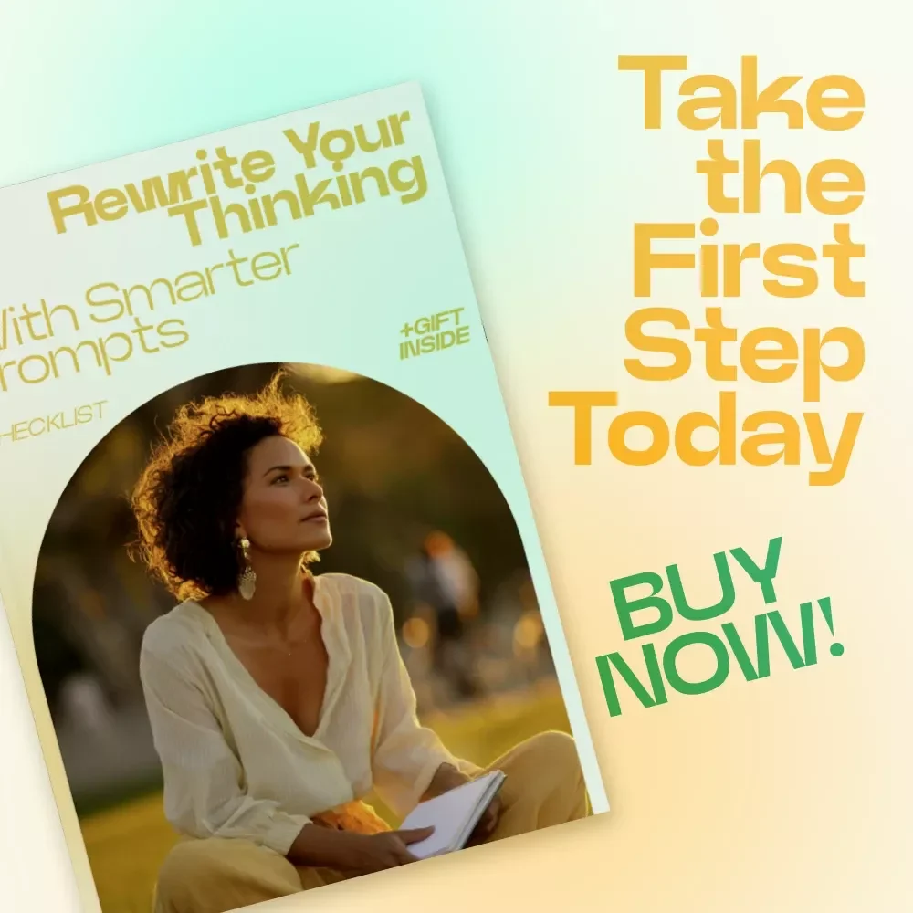 Rewrite Your Thinking With Smarter Prompts – AI Prompts for Belief Checking Checklist, Mindset Reset Guide, Self Growth Digital Download